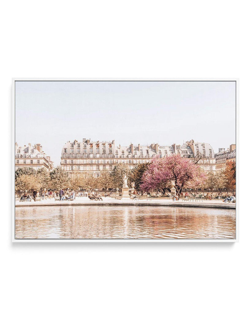 Morning Walk | Paris | Framed Canvas-CANVAS-You can shop wall art online with Olive et Oriel for everything from abstract art to fun kids wall art. Our beautiful modern art prints and canvas art are available from large canvas prints to wall art paintings and our proudly Australian artwork collection offers only the highest quality framed large wall art and canvas art Australia - You can buy fashion photography prints or Hampton print posters and paintings on canvas from Olive et Oriel and have 