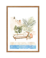 Moroccan Pool Art Print-PRINT-Olive et Oriel-Olive et Oriel-Buy-Australian-Art-Prints-Online-with-Olive-et-Oriel-Your-Artwork-Specialists-Austrailia-Decorate-With-Coastal-Photo-Wall-Art-Prints-From-Our-Beach-House-Artwork-Collection-Fine-Poster-and-Framed-Artwork