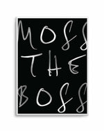 Moss The Boss Art Print-PRINT-Olive et Oriel-Olive et Oriel-A5 | 5.8" x 8.3" | 14.8 x 21cm-Unframed Art Print-With White Border-Buy-Australian-Art-Prints-Online-with-Olive-et-Oriel-Your-Artwork-Specialists-Austrailia-Decorate-With-Coastal-Photo-Wall-Art-Prints-From-Our-Beach-House-Artwork-Collection-Fine-Poster-and-Framed-Artwork
