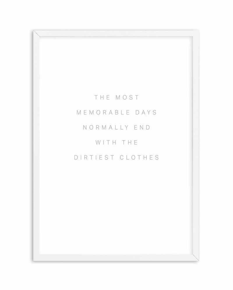 Most Memorable Days Art Print-PRINT-Olive et Oriel-Olive et Oriel-A4 | 8.3" x 11.7" | 21 x 29.7cm-White-With White Border-Buy-Australian-Art-Prints-Online-with-Olive-et-Oriel-Your-Artwork-Specialists-Austrailia-Decorate-With-Coastal-Photo-Wall-Art-Prints-From-Our-Beach-House-Artwork-Collection-Fine-Poster-and-Framed-Artwork