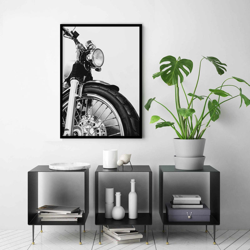 Motorcycle Closeup Art Print-PRINT-Olive et Oriel-Olive et Oriel-Buy-Australian-Art-Prints-Online-with-Olive-et-Oriel-Your-Artwork-Specialists-Austrailia-Decorate-With-Coastal-Photo-Wall-Art-Prints-From-Our-Beach-House-Artwork-Collection-Fine-Poster-and-Framed-Artwork