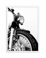 Motorcycle Closeup Art Print-PRINT-Olive et Oriel-Olive et Oriel-A5 | 5.8" x 8.3" | 14.8 x 21cm-White-With White Border-Buy-Australian-Art-Prints-Online-with-Olive-et-Oriel-Your-Artwork-Specialists-Austrailia-Decorate-With-Coastal-Photo-Wall-Art-Prints-From-Our-Beach-House-Artwork-Collection-Fine-Poster-and-Framed-Artwork