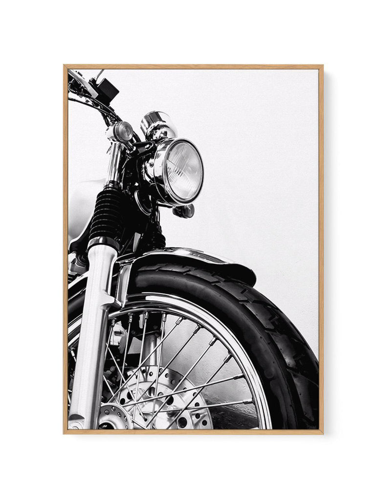 Motorcycle Closeup | Framed Canvas-CANVAS-You can shop wall art online with Olive et Oriel for everything from abstract art to fun kids wall art. Our beautiful modern art prints and canvas art are available from large canvas prints to wall art paintings and our proudly Australian artwork collection offers only the highest quality framed large wall art and canvas art Australia - You can buy fashion photography prints or Hampton print posters and paintings on canvas from Olive et Oriel and have th