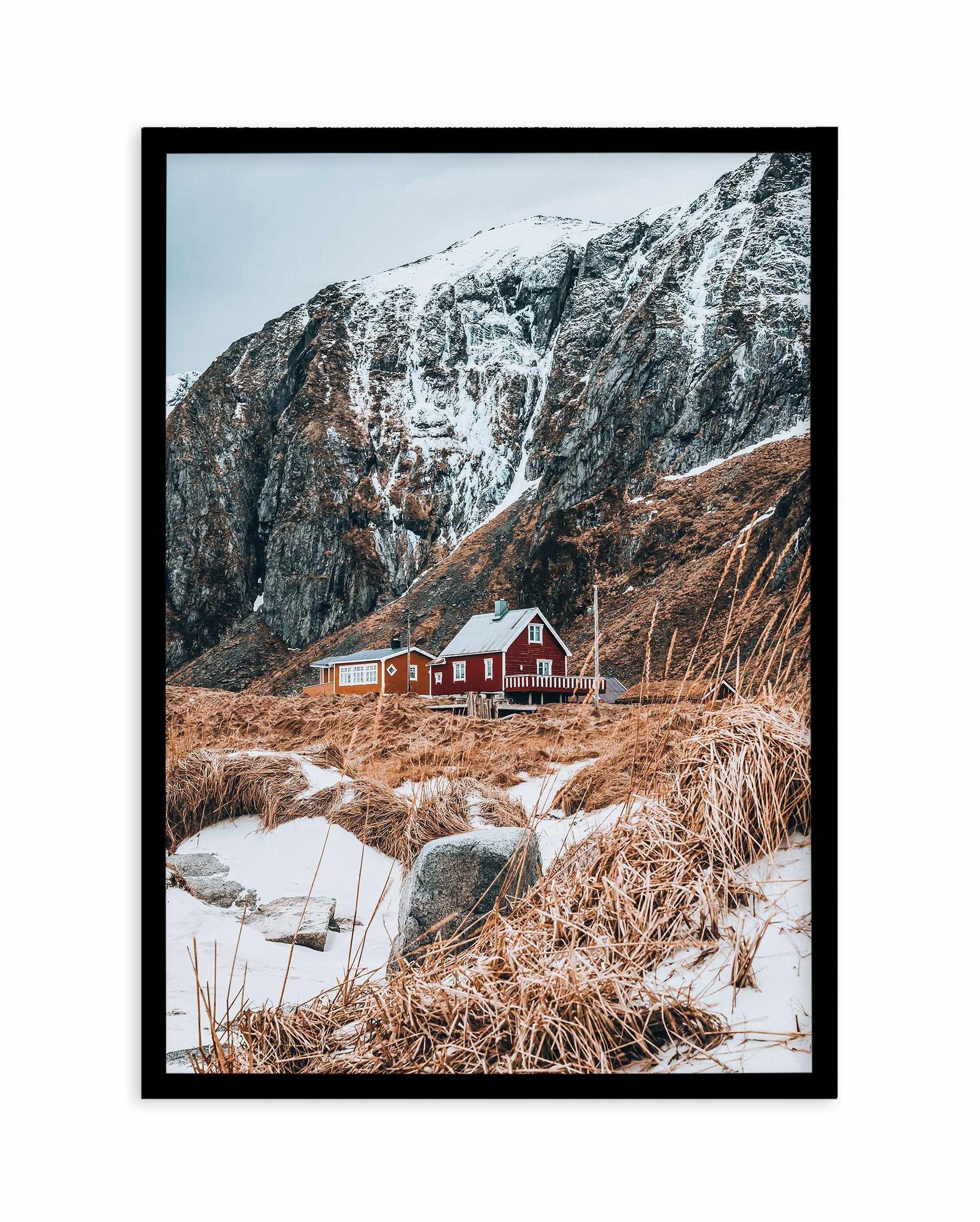 Mountain Home Art Print-PRINT-Olive et Oriel-Olive et Oriel-A5 | 5.8" x 8.3" | 14.8 x 21cm-Black-With White Border-Buy-Australian-Art-Prints-Online-with-Olive-et-Oriel-Your-Artwork-Specialists-Austrailia-Decorate-With-Coastal-Photo-Wall-Art-Prints-From-Our-Beach-House-Artwork-Collection-Fine-Poster-and-Framed-Artwork