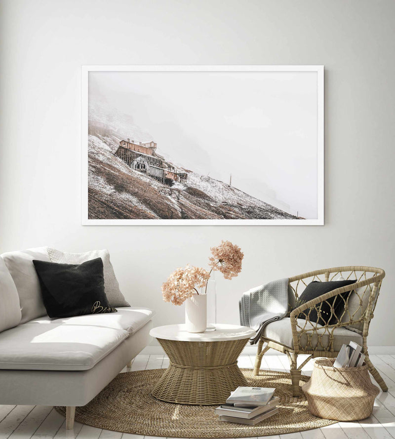 Mountain Hut Art Print-PRINT-Olive et Oriel-Olive et Oriel-Buy-Australian-Art-Prints-Online-with-Olive-et-Oriel-Your-Artwork-Specialists-Austrailia-Decorate-With-Coastal-Photo-Wall-Art-Prints-From-Our-Beach-House-Artwork-Collection-Fine-Poster-and-Framed-Artwork