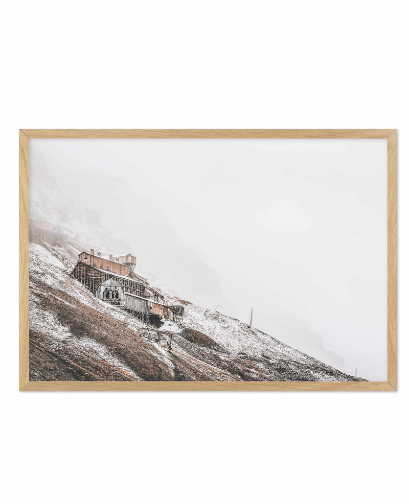 Mountain Hut Art Print-PRINT-Olive et Oriel-Olive et Oriel-A5 | 5.8" x 8.3" | 14.8 x 21cm-Oak-With White Border-Buy-Australian-Art-Prints-Online-with-Olive-et-Oriel-Your-Artwork-Specialists-Austrailia-Decorate-With-Coastal-Photo-Wall-Art-Prints-From-Our-Beach-House-Artwork-Collection-Fine-Poster-and-Framed-Artwork