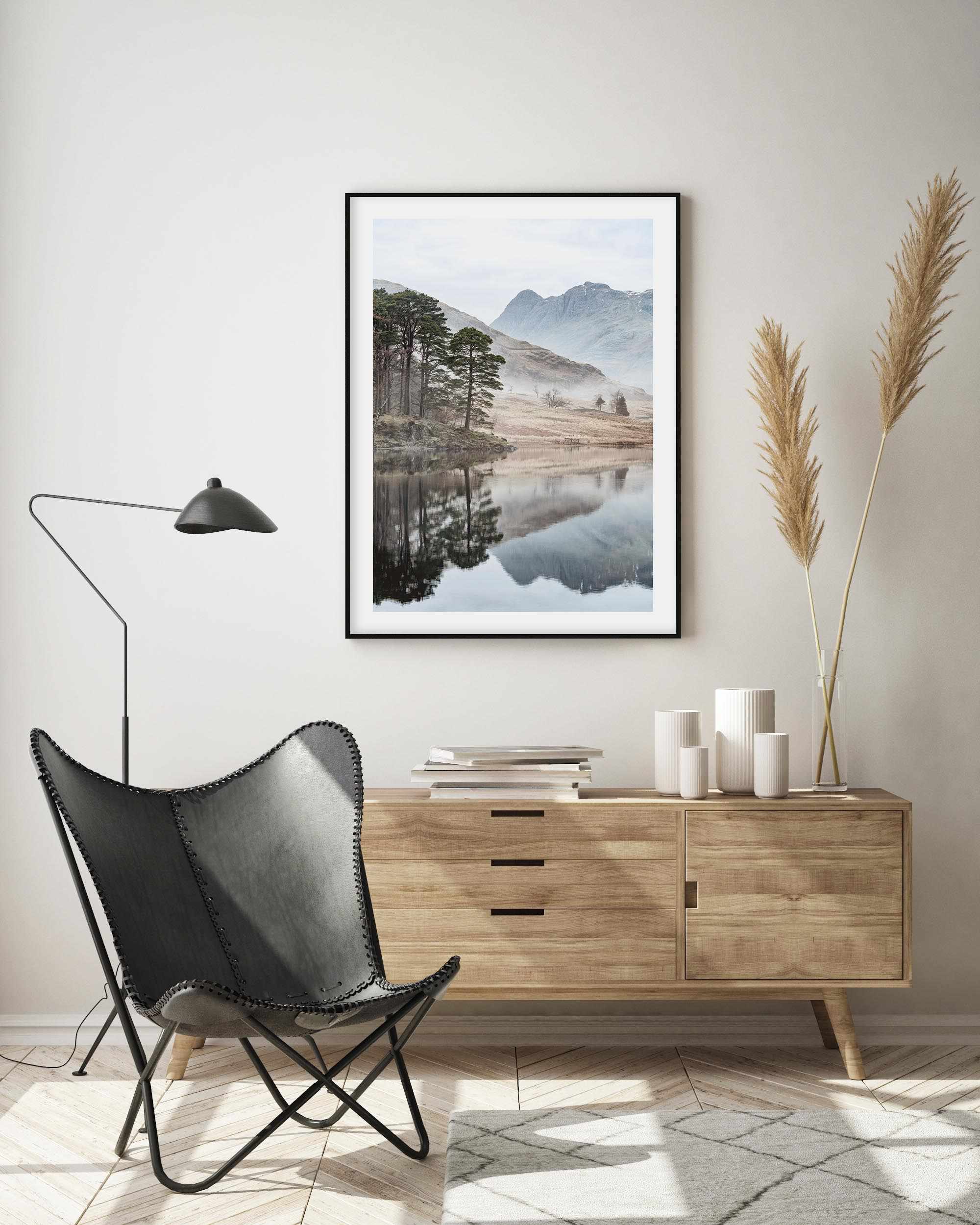 Mountain Reflections Art Print-PRINT-Olive et Oriel-Olive et Oriel-Buy-Australian-Art-Prints-Online-with-Olive-et-Oriel-Your-Artwork-Specialists-Austrailia-Decorate-With-Coastal-Photo-Wall-Art-Prints-From-Our-Beach-House-Artwork-Collection-Fine-Poster-and-Framed-Artwork