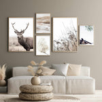 Mountain Stag | PT Art Print-PRINT-Olive et Oriel-Olive et Oriel-Buy-Australian-Art-Prints-Online-with-Olive-et-Oriel-Your-Artwork-Specialists-Austrailia-Decorate-With-Coastal-Photo-Wall-Art-Prints-From-Our-Beach-House-Artwork-Collection-Fine-Poster-and-Framed-Artwork