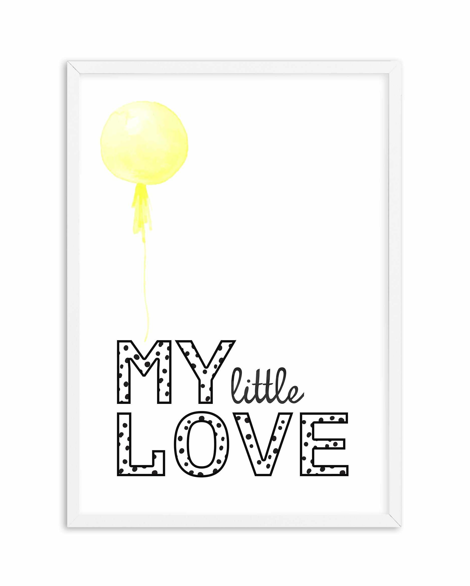 My Little Love | 4 Colour Options Art Print-PRINT-Olive et Oriel-Olive et Oriel-A5 | 5.8" x 8.3" | 14.8 x 21cm-White-With White Border-Buy-Australian-Art-Prints-Online-with-Olive-et-Oriel-Your-Artwork-Specialists-Austrailia-Decorate-With-Coastal-Photo-Wall-Art-Prints-From-Our-Beach-House-Artwork-Collection-Fine-Poster-and-Framed-Artwork