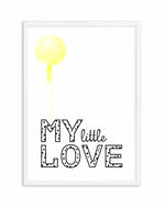 My Little Love | 4 Colour Options Art Print-PRINT-Olive et Oriel-Olive et Oriel-A5 | 5.8" x 8.3" | 14.8 x 21cm-White-With White Border-Buy-Australian-Art-Prints-Online-with-Olive-et-Oriel-Your-Artwork-Specialists-Austrailia-Decorate-With-Coastal-Photo-Wall-Art-Prints-From-Our-Beach-House-Artwork-Collection-Fine-Poster-and-Framed-Artwork