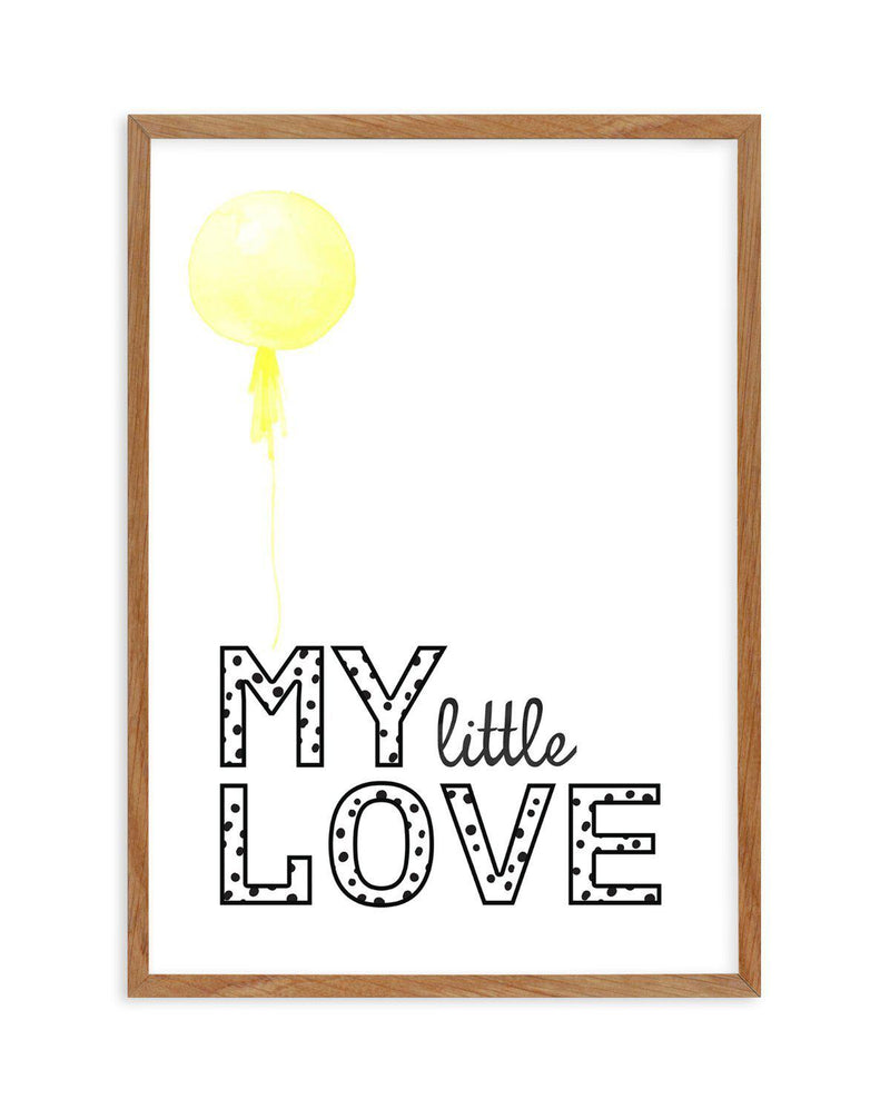 My Little Love | 4 Colour Options Art Print-PRINT-Olive et Oriel-Olive et Oriel-50x70 cm | 19.6" x 27.5"-Walnut-With White Border-Buy-Australian-Art-Prints-Online-with-Olive-et-Oriel-Your-Artwork-Specialists-Austrailia-Decorate-With-Coastal-Photo-Wall-Art-Prints-From-Our-Beach-House-Artwork-Collection-Fine-Poster-and-Framed-Artwork