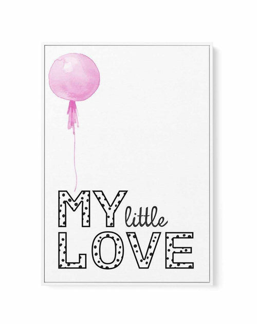 My Little Love | 4 Colour Options | Framed Canvas-CANVAS-You can shop wall art online with Olive et Oriel for everything from abstract art to fun kids wall art. Our beautiful modern art prints and canvas art are available from large canvas prints to wall art paintings and our proudly Australian artwork collection offers only the highest quality framed large wall art and canvas art Australia - You can buy fashion photography prints or Hampton print posters and paintings on canvas from Olive et Or