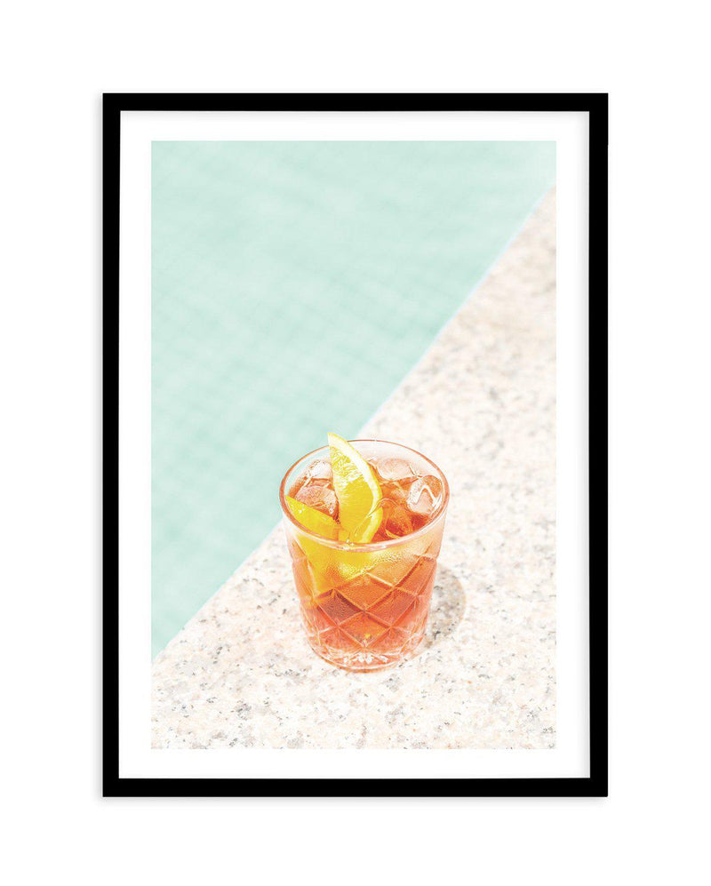 Negroni Art Print-PRINT-Olive et Oriel-Olive et Oriel-A5 | 5.8" x 8.3" | 14.8 x 21cm-Black-With White Border-Buy-Australian-Art-Prints-Online-with-Olive-et-Oriel-Your-Artwork-Specialists-Austrailia-Decorate-With-Coastal-Photo-Wall-Art-Prints-From-Our-Beach-House-Artwork-Collection-Fine-Poster-and-Framed-Artwork