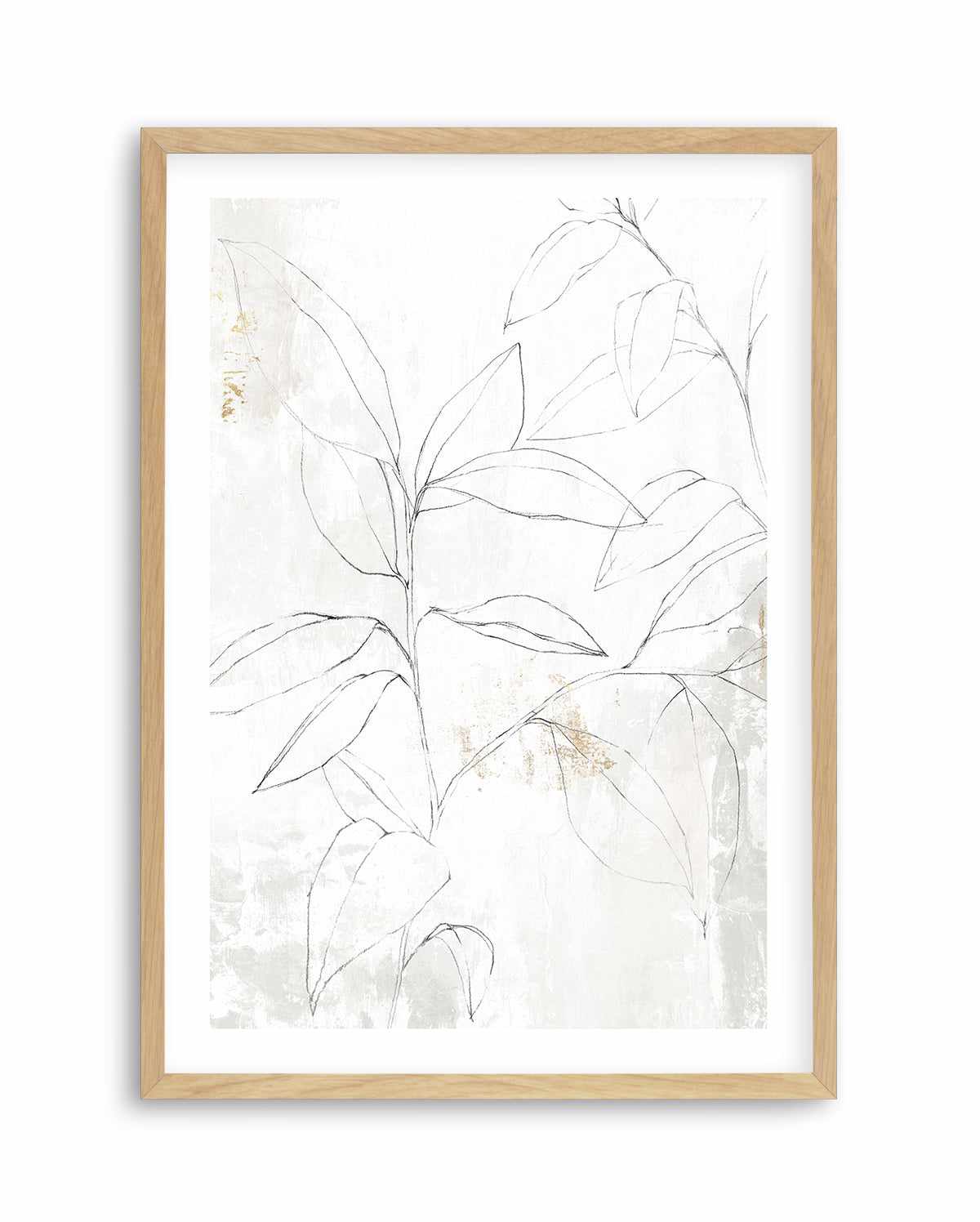 Neutral Botanic I Art Print