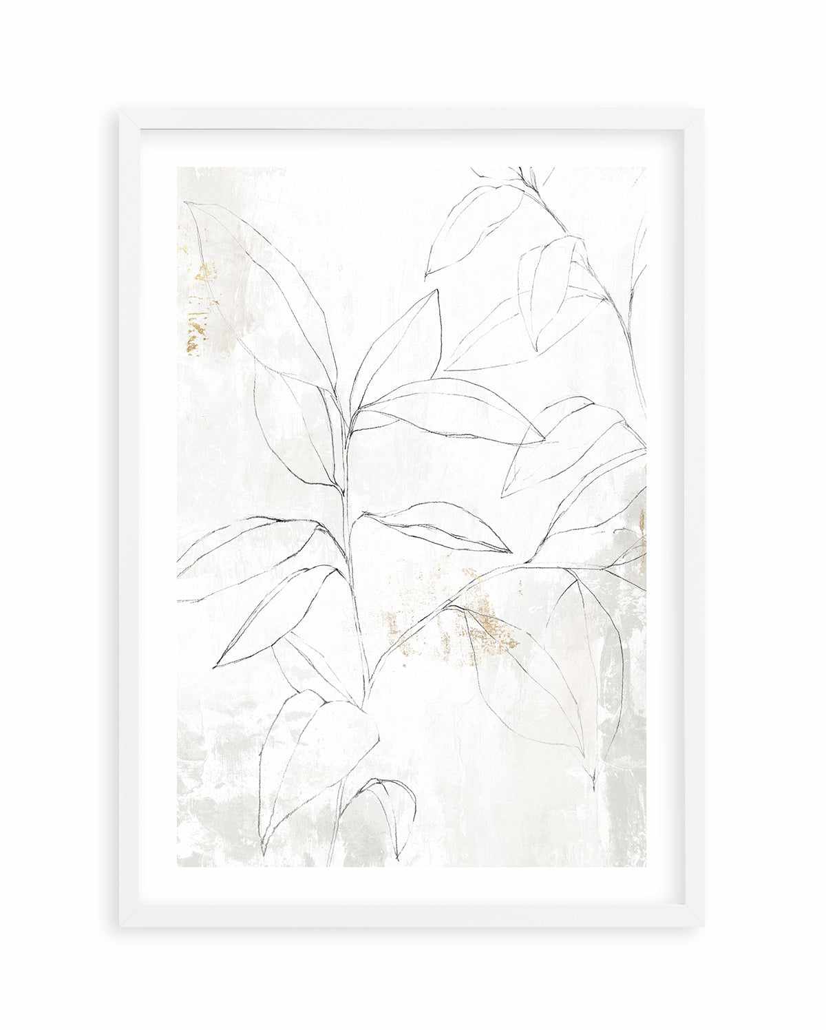 Neutral Botanic I Art Print