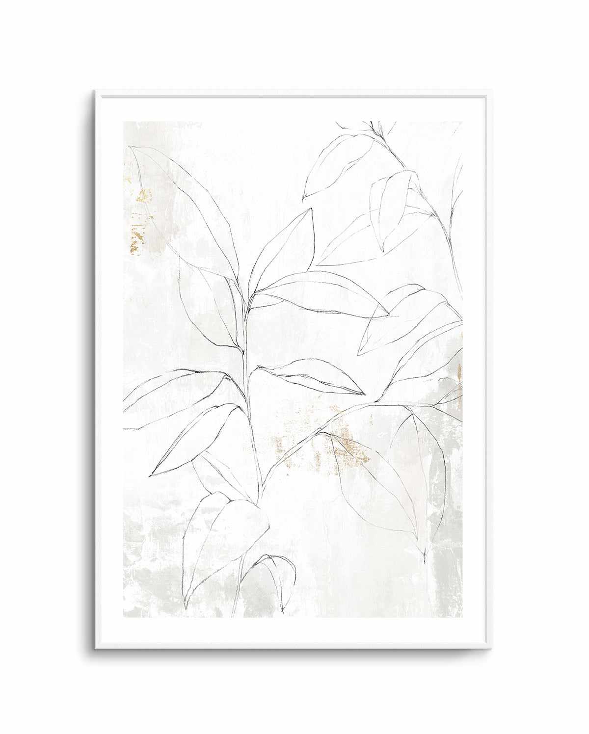 Neutral Botanic I Art Print