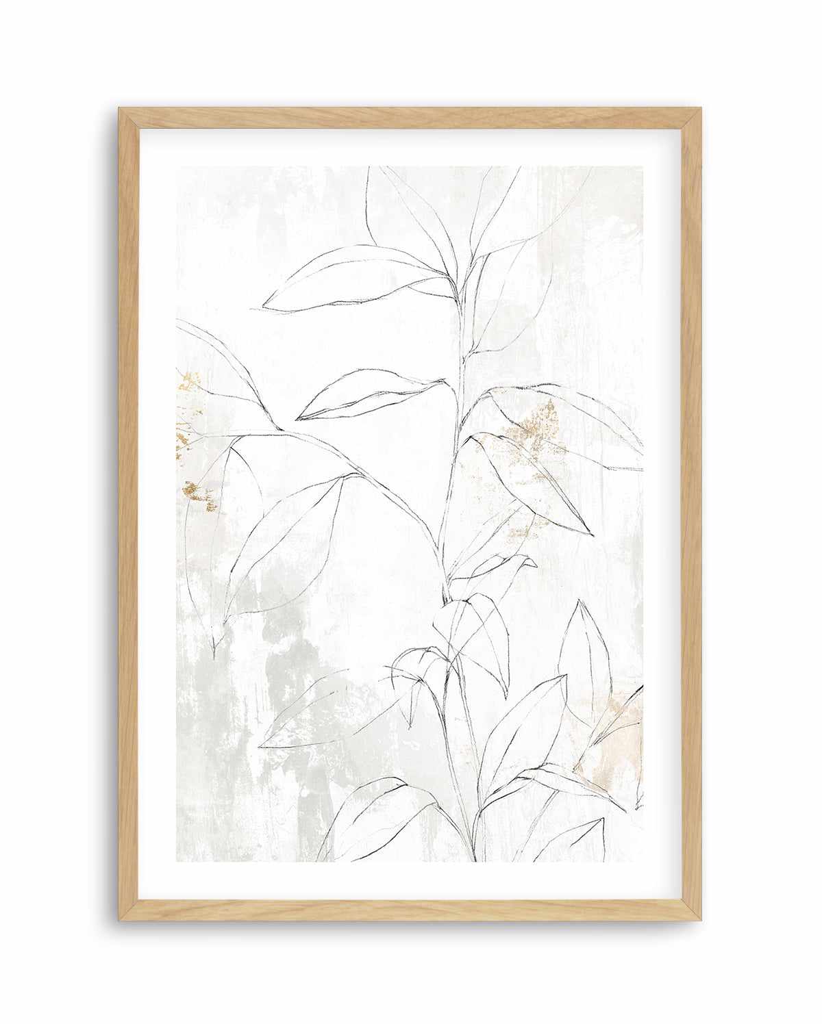 Neutral Botanic II Art Print