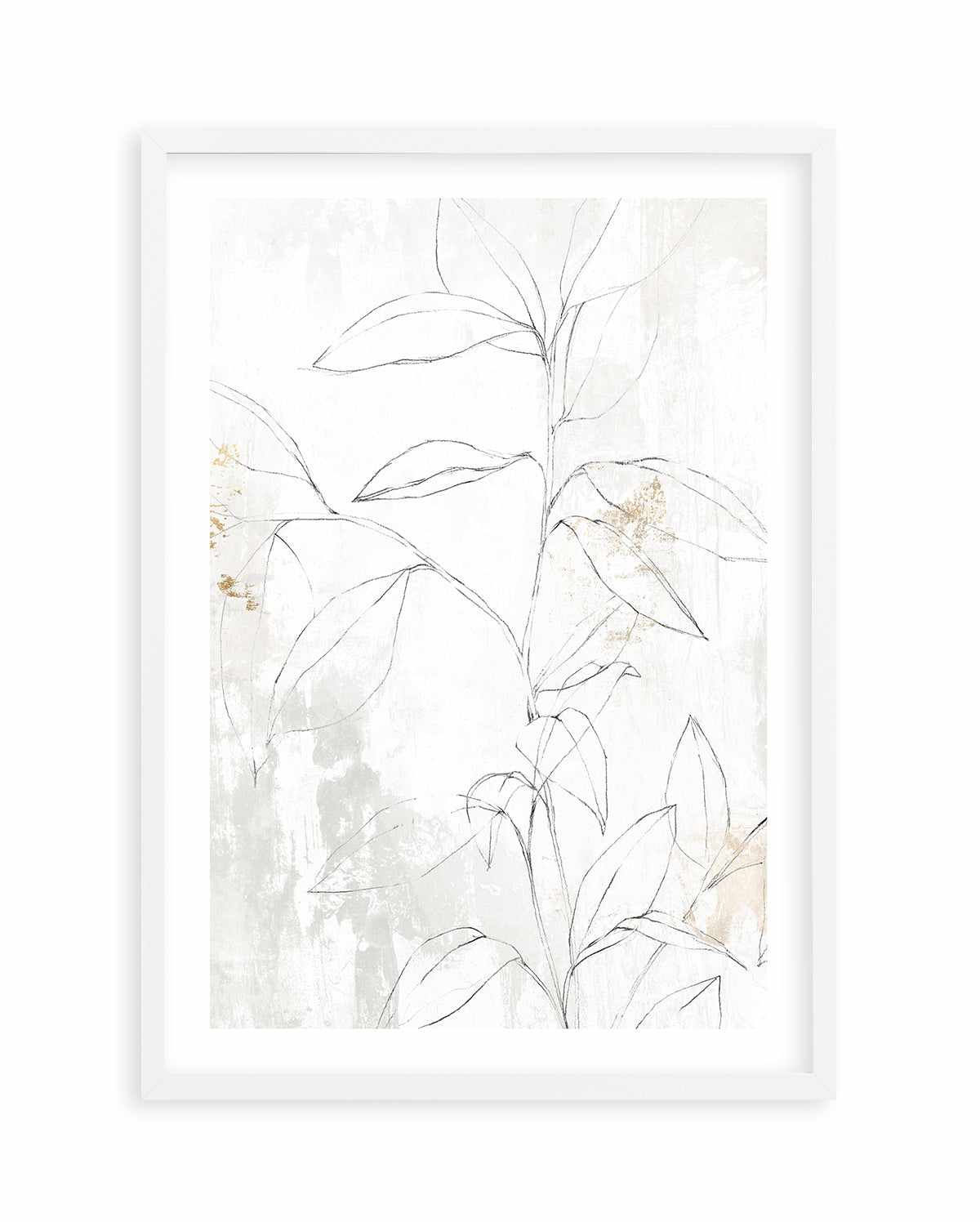 Neutral Botanic II Art Print