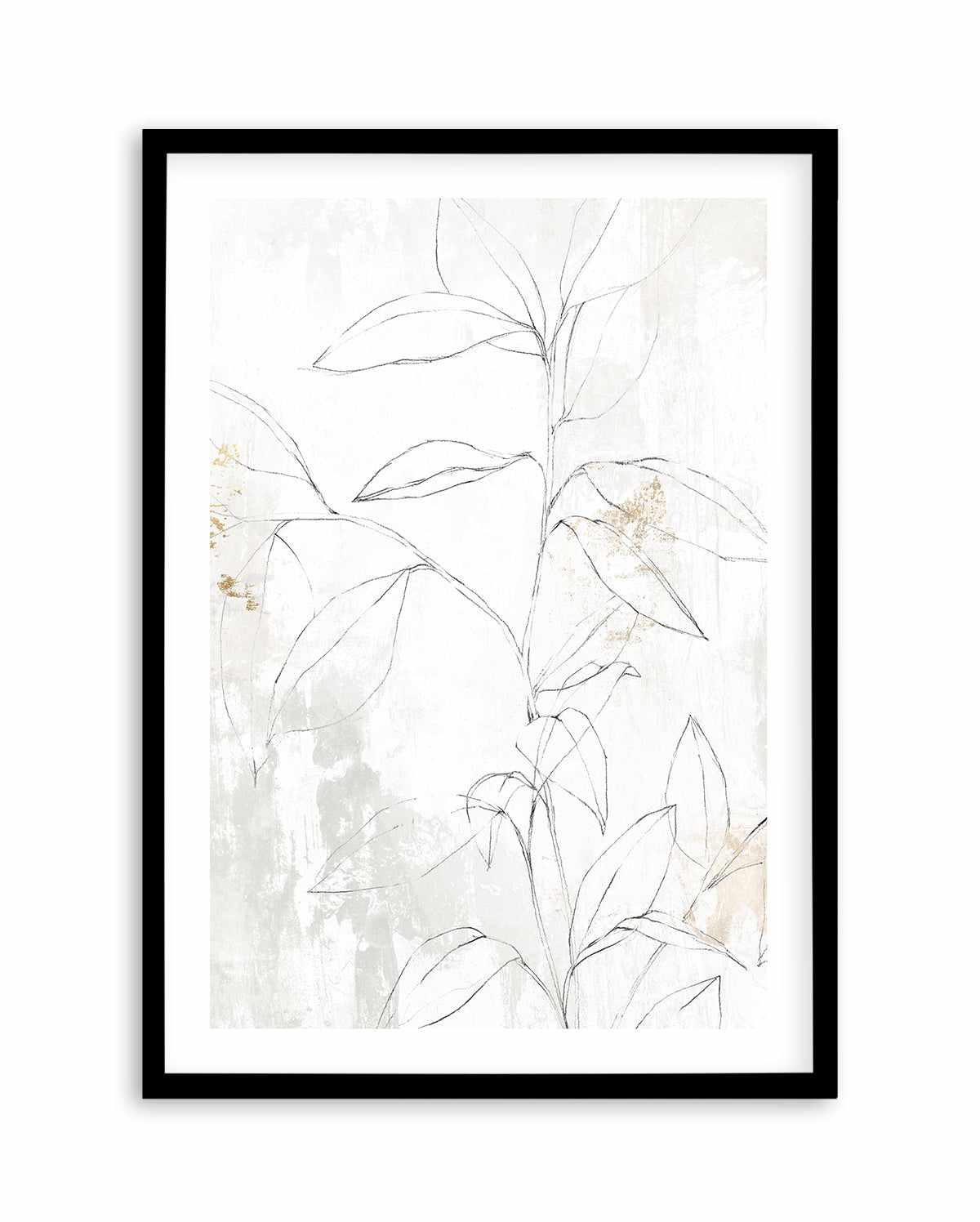 Neutral Botanic II Art Print