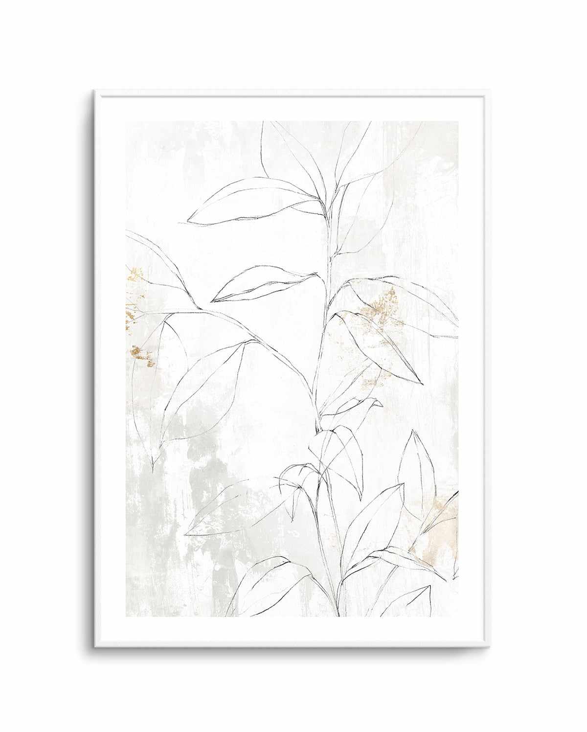 Neutral Botanic II Art Print