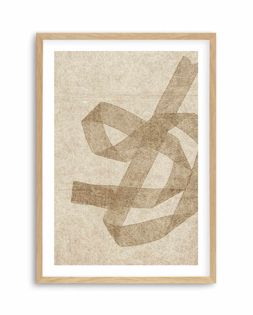 Neutral Form II Art Print-PRINT-Olive et Oriel-PI Creative-A5 | 5.8" x 8.3" | 14.8 x 21cm-Oak-With White Border-Buy-Australian-Art-Prints-Online-with-Olive-et-Oriel-Your-Artwork-Specialists-Austrailia-Decorate-With-Coastal-Photo-Wall-Art-Prints-From-Our-Beach-House-Artwork-Collection-Fine-Poster-and-Framed-Artwork