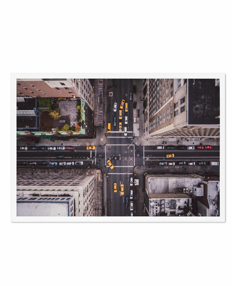 New York City | Aerial Art Print-PRINT-Olive et Oriel-Olive et Oriel-A5 | 5.8" x 8.3" | 14.8 x 21cm-White-With White Border-Buy-Australian-Art-Prints-Online-with-Olive-et-Oriel-Your-Artwork-Specialists-Austrailia-Decorate-With-Coastal-Photo-Wall-Art-Prints-From-Our-Beach-House-Artwork-Collection-Fine-Poster-and-Framed-Artwork