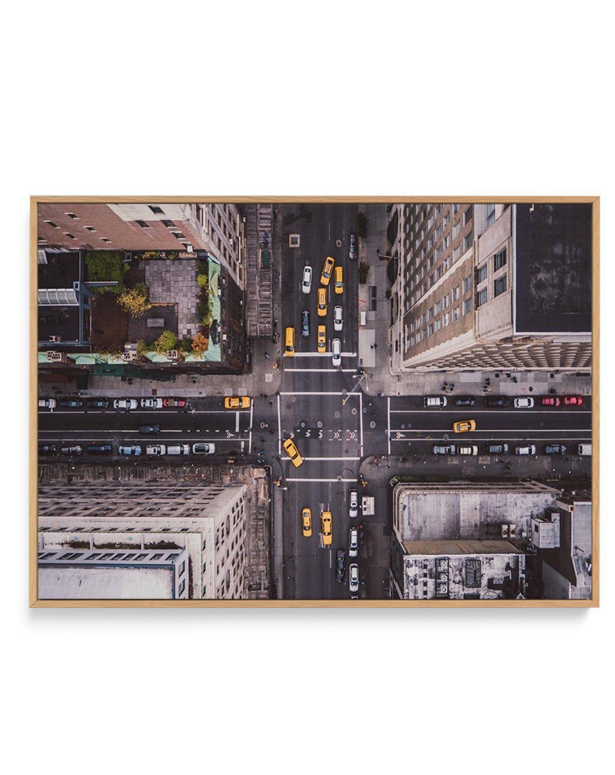 New York City | Aerial | Framed Canvas-CANVAS-You can shop wall art online with Olive et Oriel for everything from abstract art to fun kids wall art. Our beautiful modern art prints and canvas art are available from large canvas prints to wall art paintings and our proudly Australian artwork collection offers only the highest quality framed large wall art and canvas art Australia - You can buy fashion photography prints or Hampton print posters and paintings on canvas from Olive et Oriel and hav