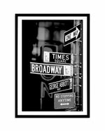 New York City Streets Art Print-PRINT-Olive et Oriel-Olive et Oriel-A5 | 5.8" x 8.3" | 14.8 x 21cm-Black-With White Border-Buy-Australian-Art-Prints-Online-with-Olive-et-Oriel-Your-Artwork-Specialists-Austrailia-Decorate-With-Coastal-Photo-Wall-Art-Prints-From-Our-Beach-House-Artwork-Collection-Fine-Poster-and-Framed-Artwork