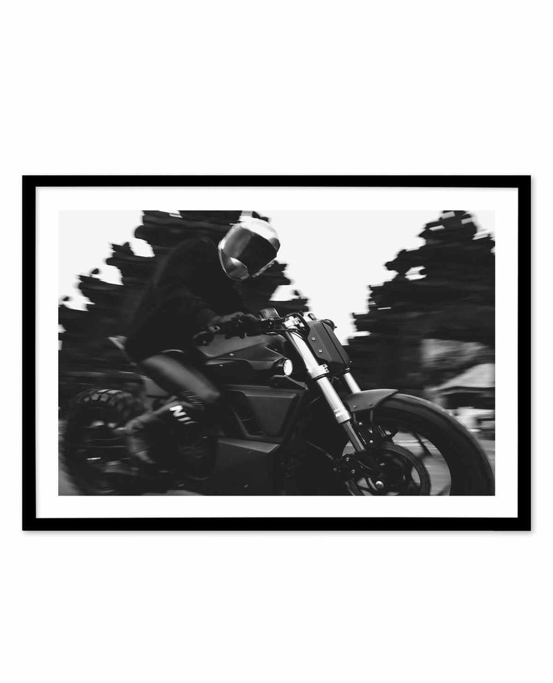 Nice Ride by Mario Stefanelli Art Print-PRINT-Olive et Oriel-Mario Stefanelli-A5 | 5.8" x 8.3" | 14.8 x 21cm-Black-With White Border-Buy-Australian-Art-Prints-Online-with-Olive-et-Oriel-Your-Artwork-Specialists-Austrailia-Decorate-With-Coastal-Photo-Wall-Art-Prints-From-Our-Beach-House-Artwork-Collection-Fine-Poster-and-Framed-Artwork