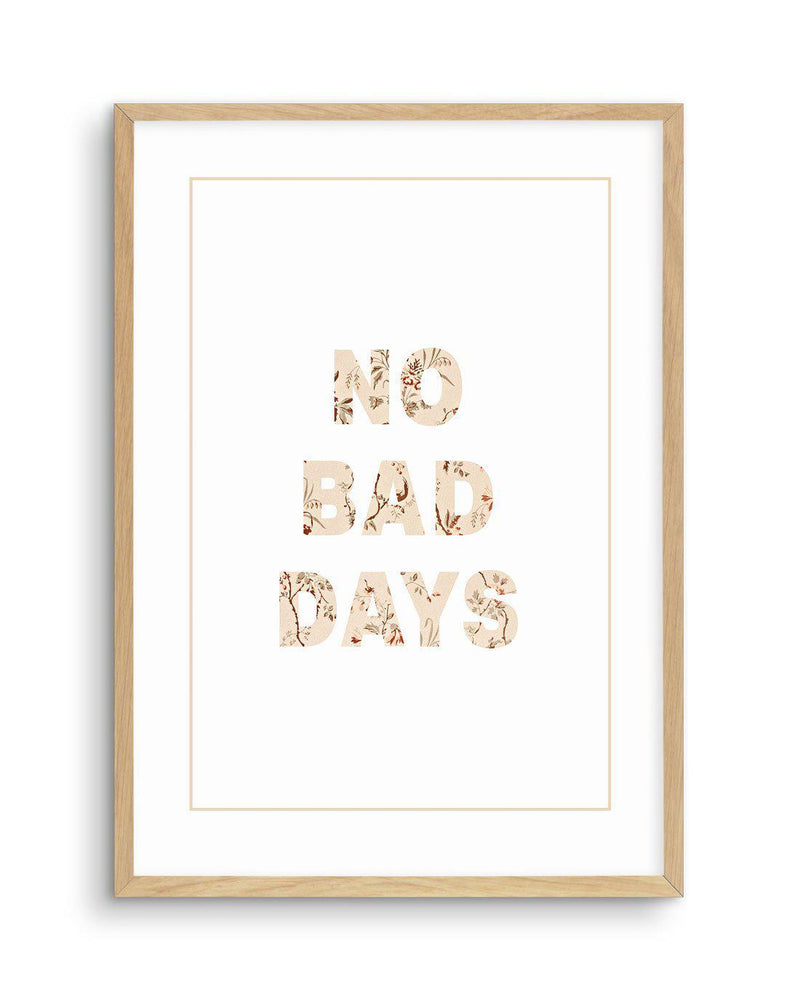 No Bad Days | Nude Art Print-PRINT-Olive et Oriel-Olive et Oriel-A5 | 5.8" x 8.3" | 14.8 x 21cm-Oak-With White Border-Buy-Australian-Art-Prints-Online-with-Olive-et-Oriel-Your-Artwork-Specialists-Austrailia-Decorate-With-Coastal-Photo-Wall-Art-Prints-From-Our-Beach-House-Artwork-Collection-Fine-Poster-and-Framed-Artwork