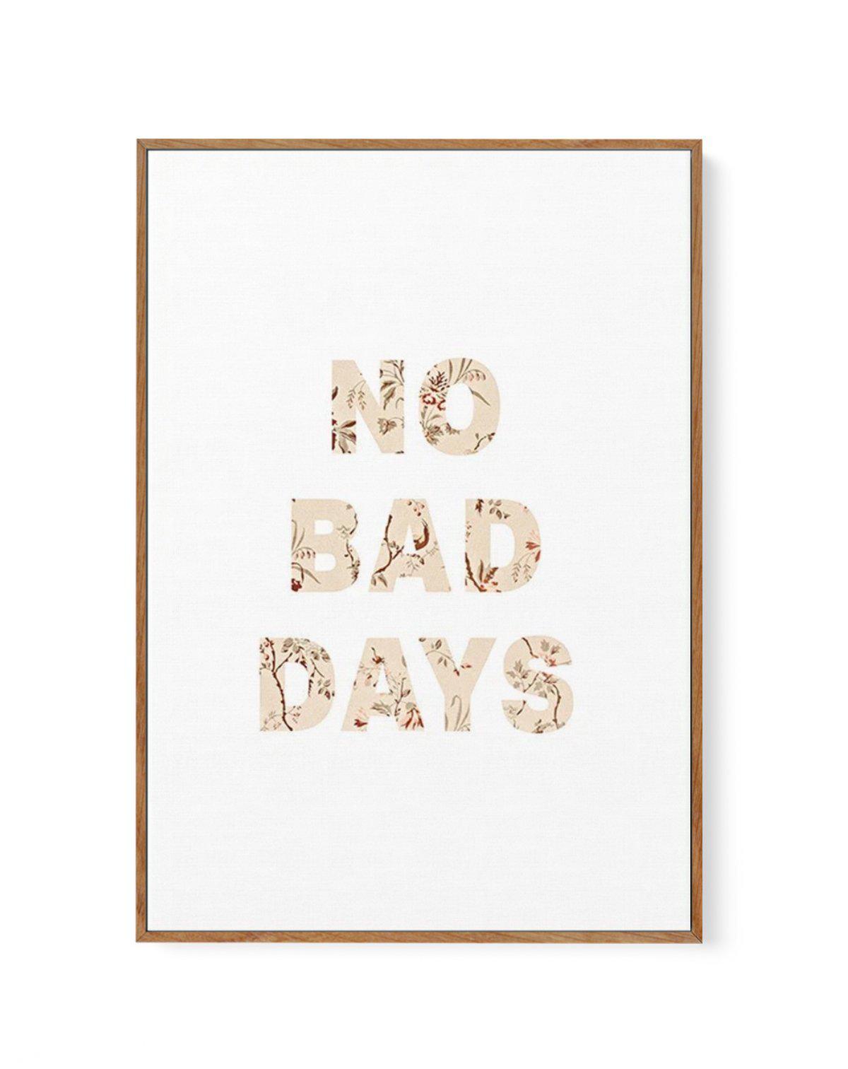 No Bad Days | Nude | Framed Canvas-CANVAS-You can shop wall art online with Olive et Oriel for everything from abstract art to fun kids wall art. Our beautiful modern art prints and canvas art are available from large canvas prints to wall art paintings and our proudly Australian artwork collection offers only the highest quality framed large wall art and canvas art Australia - You can buy fashion photography prints or Hampton print posters and paintings on canvas from Olive et Oriel and have th