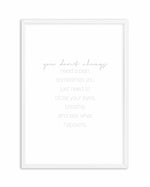 No Plans Needed Art Print-PRINT-Olive et Oriel-Olive et Oriel-A5 | 5.8" x 8.3" | 14.8 x 21cm-White-With White Border-Buy-Australian-Art-Prints-Online-with-Olive-et-Oriel-Your-Artwork-Specialists-Austrailia-Decorate-With-Coastal-Photo-Wall-Art-Prints-From-Our-Beach-House-Artwork-Collection-Fine-Poster-and-Framed-Artwork