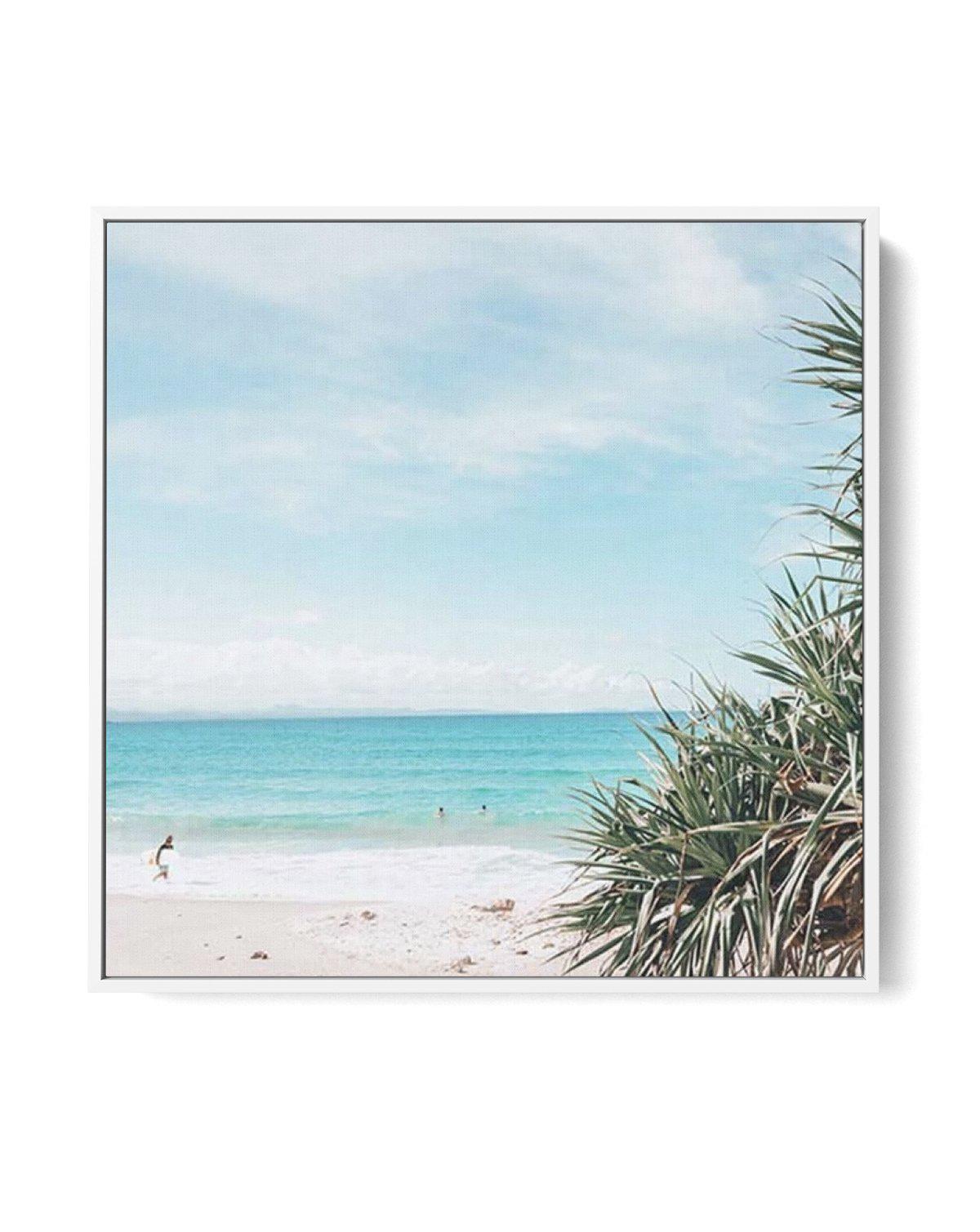 No Surf Wategos SQ | Framed Canvas-CANVAS-You can shop wall art online with Olive et Oriel for everything from abstract art to fun kids wall art. Our beautiful modern art prints and canvas art are available from large canvas prints to wall art paintings and our proudly Australian artwork collection offers only the highest quality framed large wall art and canvas art Australia - You can buy fashion photography prints or Hampton print posters and paintings on canvas from Olive et Oriel and have th