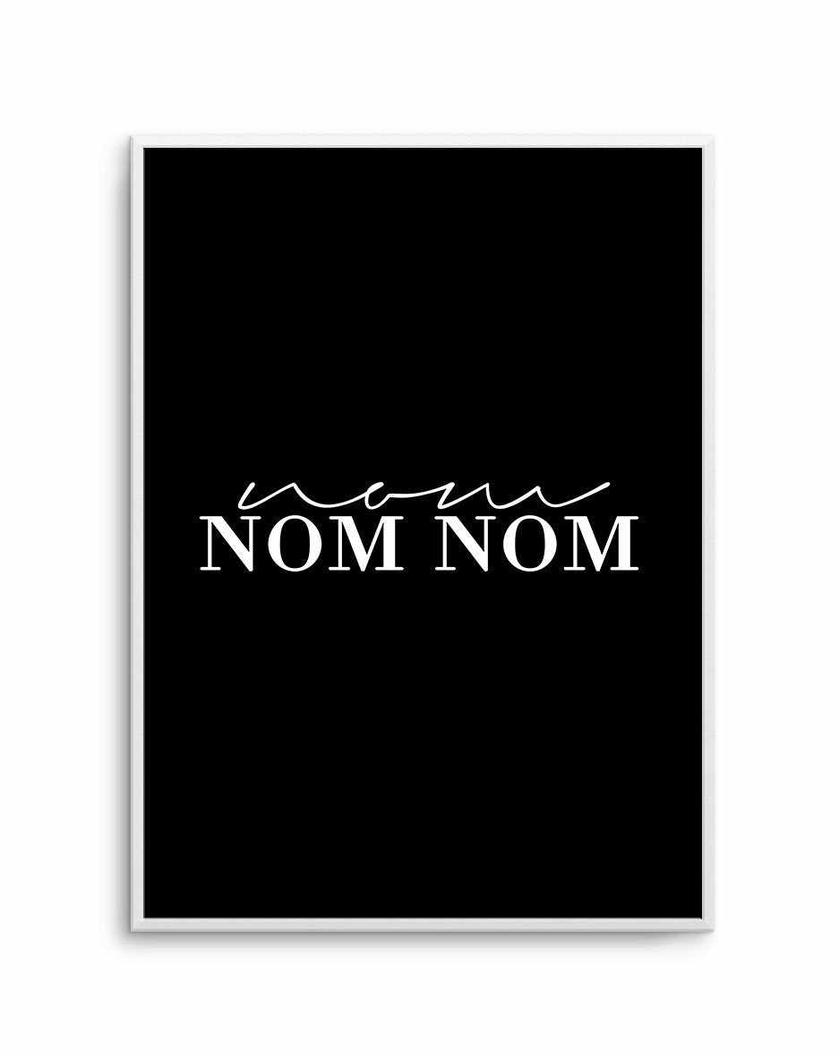 Nom Nom Nom Art Print-PRINT-Olive et Oriel-Olive et Oriel-A5 | 5.8" x 8.3" | 14.8 x 21cm-Unframed Art Print-With White Border-Buy-Australian-Art-Prints-Online-with-Olive-et-Oriel-Your-Artwork-Specialists-Austrailia-Decorate-With-Coastal-Photo-Wall-Art-Prints-From-Our-Beach-House-Artwork-Collection-Fine-Poster-and-Framed-Artwork