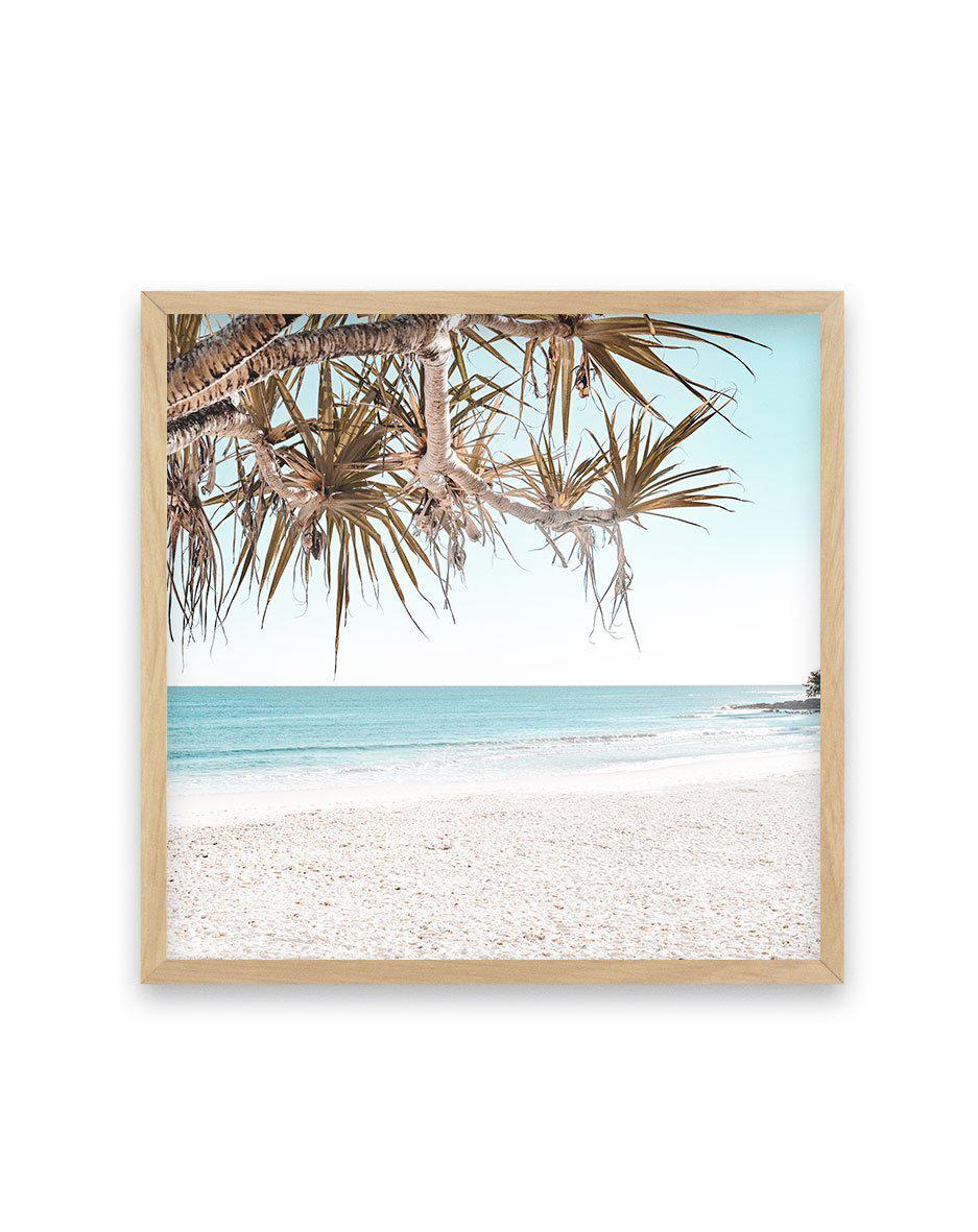 Noosa Days SQ Art Print-PRINT-Olive et Oriel-Olive et Oriel-70x70 cm | 27.5" x 27.5"-Oak-With White Border-Buy-Australian-Art-Prints-Online-with-Olive-et-Oriel-Your-Artwork-Specialists-Austrailia-Decorate-With-Coastal-Photo-Wall-Art-Prints-From-Our-Beach-House-Artwork-Collection-Fine-Poster-and-Framed-Artwork