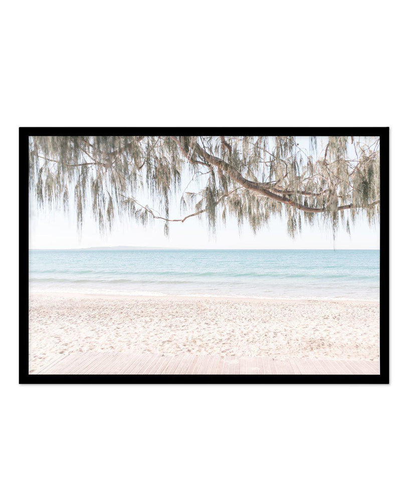 Noosa Dreaming Art Print-PRINT-Olive et Oriel-Olive et Oriel-A4 | 8.3" x 11.7" | 21 x 29.7cm-Black-With White Border-Buy-Australian-Art-Prints-Online-with-Olive-et-Oriel-Your-Artwork-Specialists-Austrailia-Decorate-With-Coastal-Photo-Wall-Art-Prints-From-Our-Beach-House-Artwork-Collection-Fine-Poster-and-Framed-Artwork