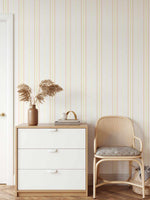 Noosa Stripe Wallpaper - Olive et Oriel