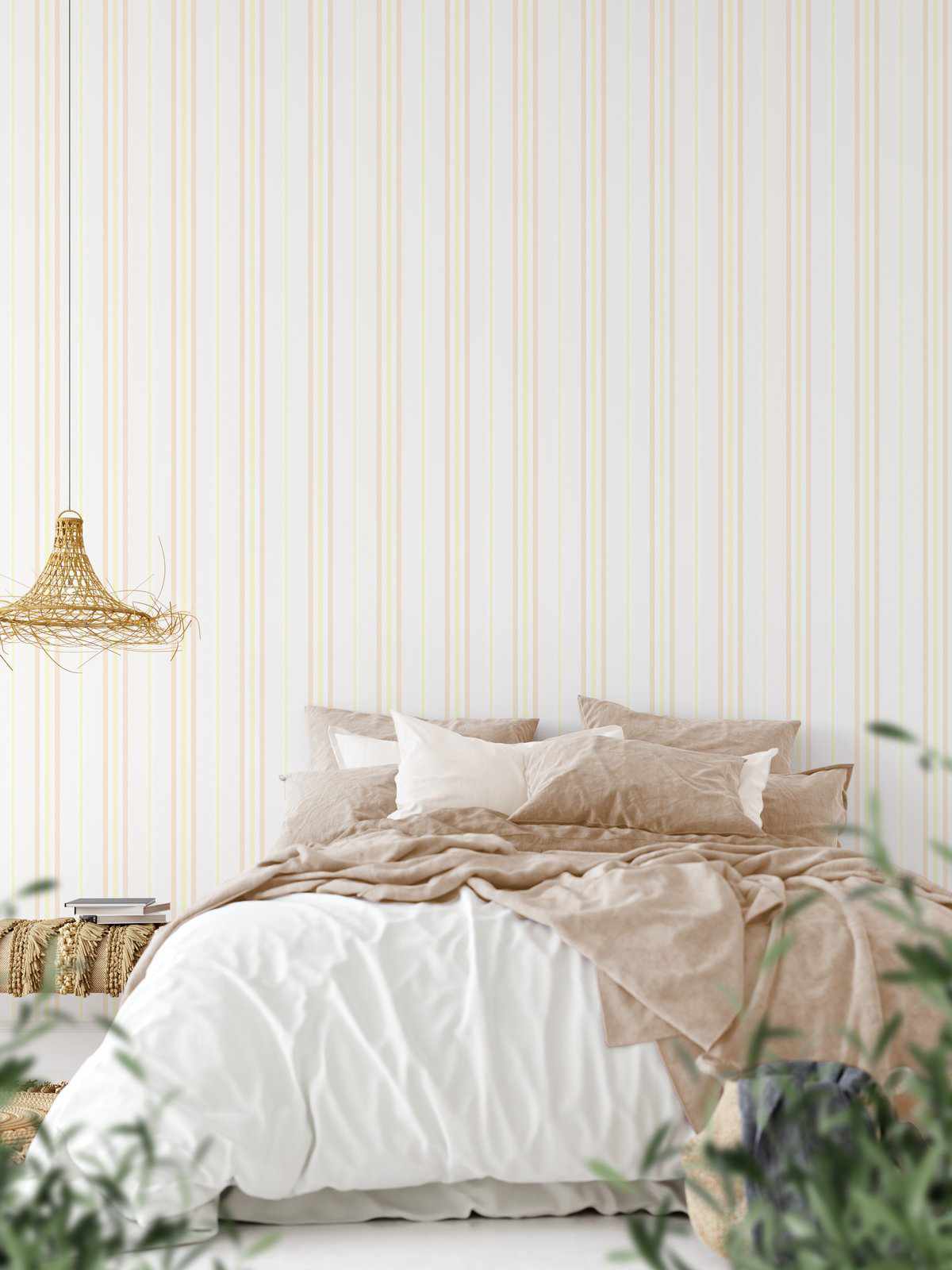 Noosa Stripe Wallpaper - Olive et Oriel