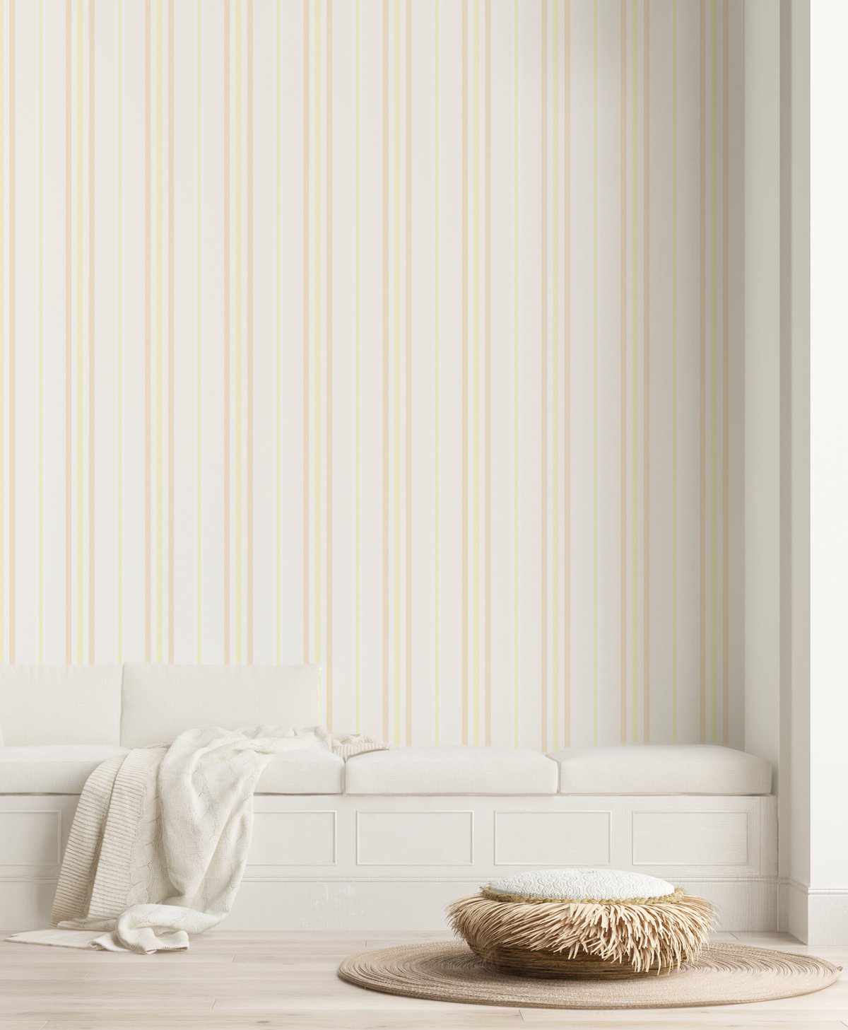 Noosa Stripe Wallpaper - Olive et Oriel