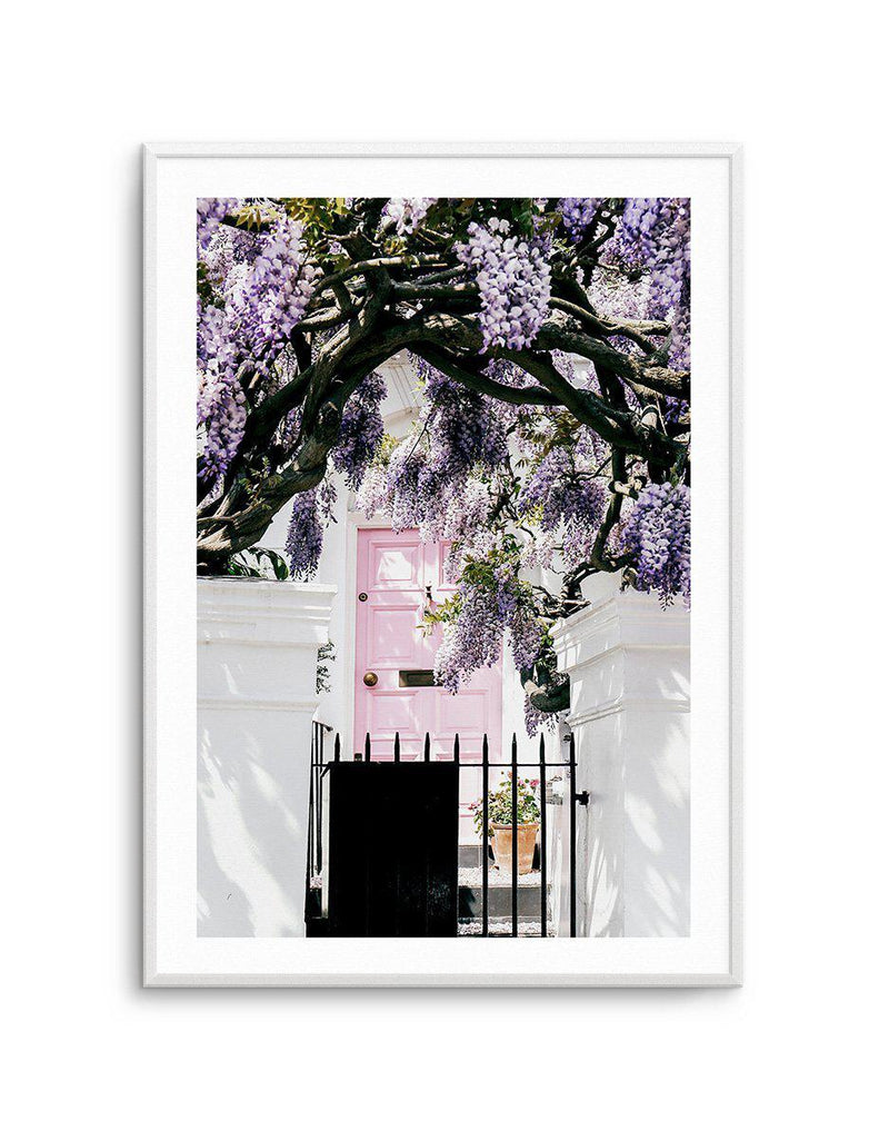 Notting Hill House, London Art Print-PRINT-Olive et Oriel-Olive et Oriel-A5 | 5.8" x 8.3" | 14.8 x 21cm-Unframed Art Print-With White Border-Buy-Australian-Art-Prints-Online-with-Olive-et-Oriel-Your-Artwork-Specialists-Austrailia-Decorate-With-Coastal-Photo-Wall-Art-Prints-From-Our-Beach-House-Artwork-Collection-Fine-Poster-and-Framed-Artwork