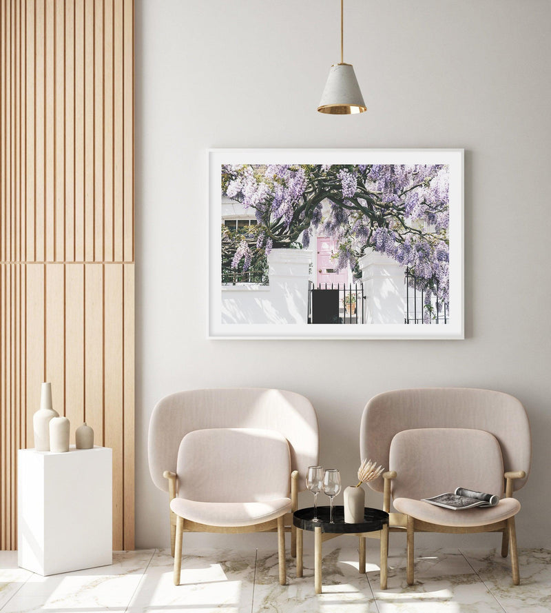 Notting Hill House, London LS Art Print-PRINT-Olive et Oriel-Olive et Oriel-Buy-Australian-Art-Prints-Online-with-Olive-et-Oriel-Your-Artwork-Specialists-Austrailia-Decorate-With-Coastal-Photo-Wall-Art-Prints-From-Our-Beach-House-Artwork-Collection-Fine-Poster-and-Framed-Artwork