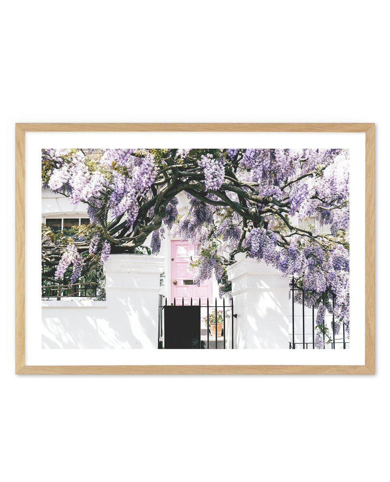 Notting Hill House, London LS Art Print-PRINT-Olive et Oriel-Olive et Oriel-A5 | 5.8" x 8.3" | 14.8 x 21cm-Oak-With White Border-Buy-Australian-Art-Prints-Online-with-Olive-et-Oriel-Your-Artwork-Specialists-Austrailia-Decorate-With-Coastal-Photo-Wall-Art-Prints-From-Our-Beach-House-Artwork-Collection-Fine-Poster-and-Framed-Artwork