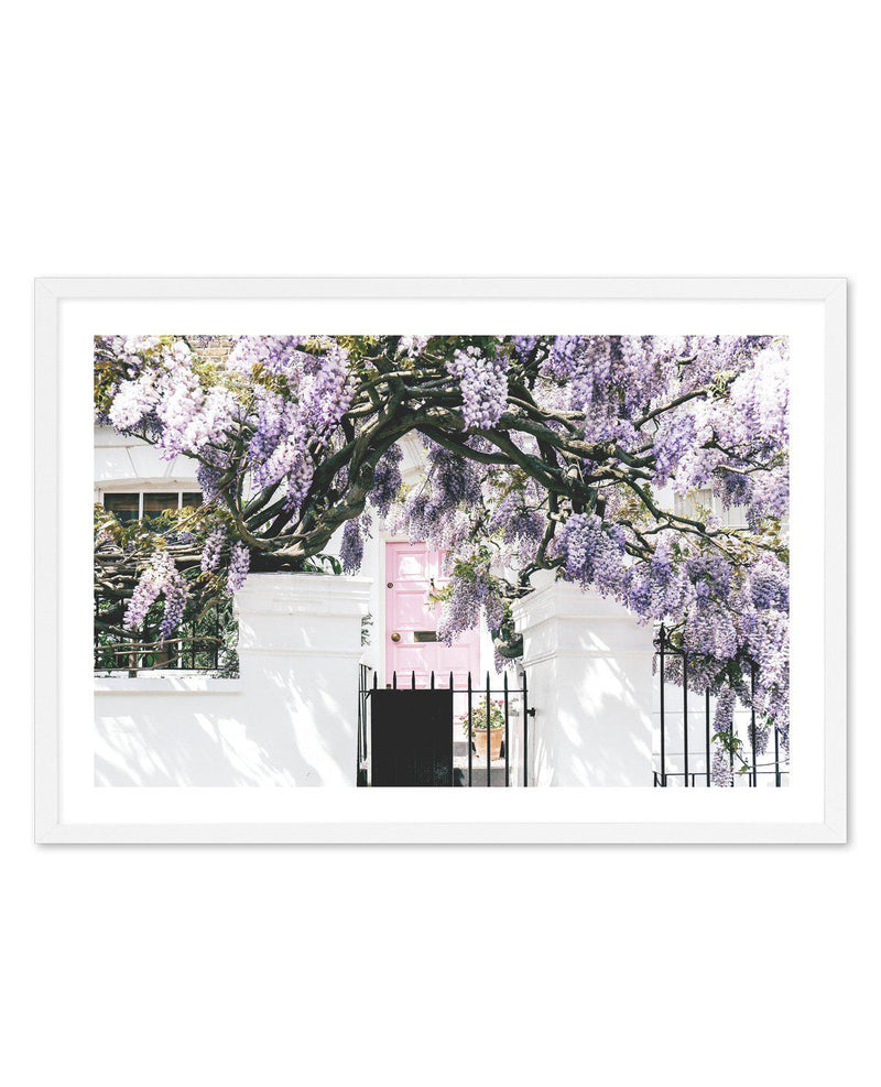 Notting Hill House, London LS Art Print-PRINT-Olive et Oriel-Olive et Oriel-A5 | 5.8" x 8.3" | 14.8 x 21cm-White-With White Border-Buy-Australian-Art-Prints-Online-with-Olive-et-Oriel-Your-Artwork-Specialists-Austrailia-Decorate-With-Coastal-Photo-Wall-Art-Prints-From-Our-Beach-House-Artwork-Collection-Fine-Poster-and-Framed-Artwork