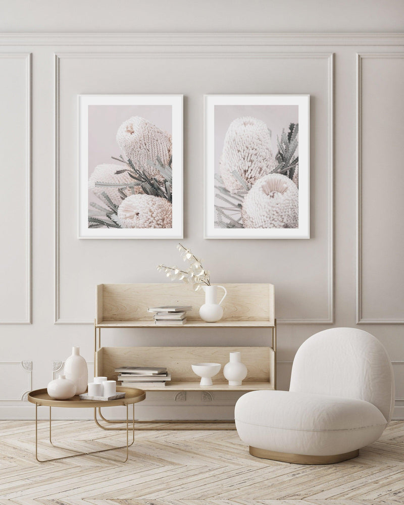 Nude Banksia I Art Print-PRINT-Olive et Oriel-Olive et Oriel-Buy-Australian-Art-Prints-Online-with-Olive-et-Oriel-Your-Artwork-Specialists-Austrailia-Decorate-With-Coastal-Photo-Wall-Art-Prints-From-Our-Beach-House-Artwork-Collection-Fine-Poster-and-Framed-Artwork