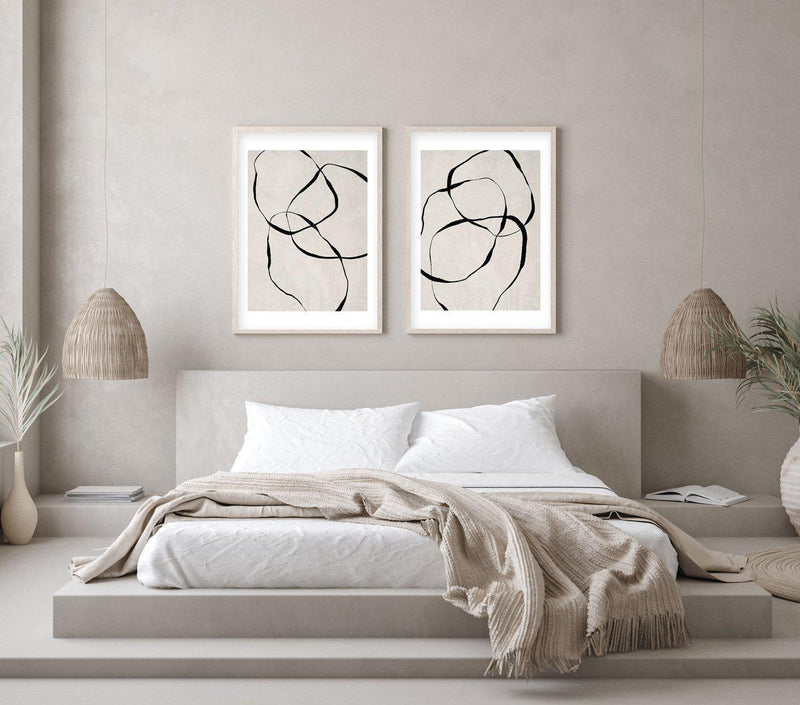 Objects Line Art I Art Print-PRINT-Olive et Oriel-Olive et Oriel-Buy-Australian-Art-Prints-Online-with-Olive-et-Oriel-Your-Artwork-Specialists-Austrailia-Decorate-With-Coastal-Photo-Wall-Art-Prints-From-Our-Beach-House-Artwork-Collection-Fine-Poster-and-Framed-Artwork