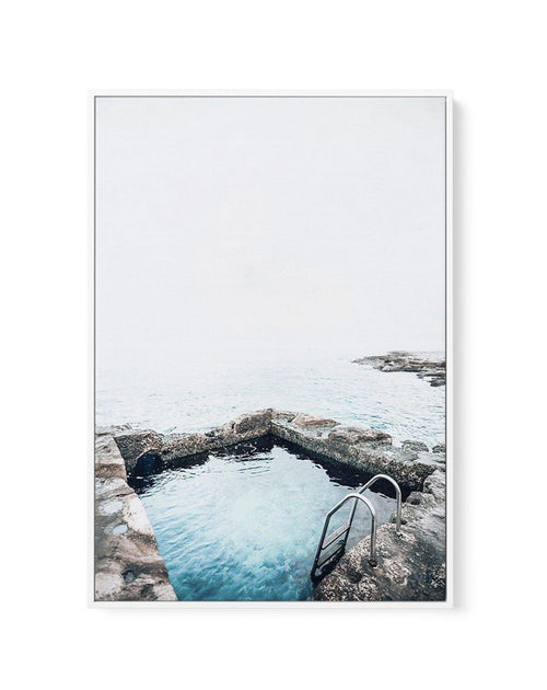 Ocean Bath I | Framed Canvas-CANVAS-You can shop wall art online with Olive et Oriel for everything from abstract art to fun kids wall art. Our beautiful modern art prints and canvas art are available from large canvas prints to wall art paintings and our proudly Australian artwork collection offers only the highest quality framed large wall art and canvas art Australia - You can buy fashion photography prints or Hampton print posters and paintings on canvas from Olive et Oriel and have them del
