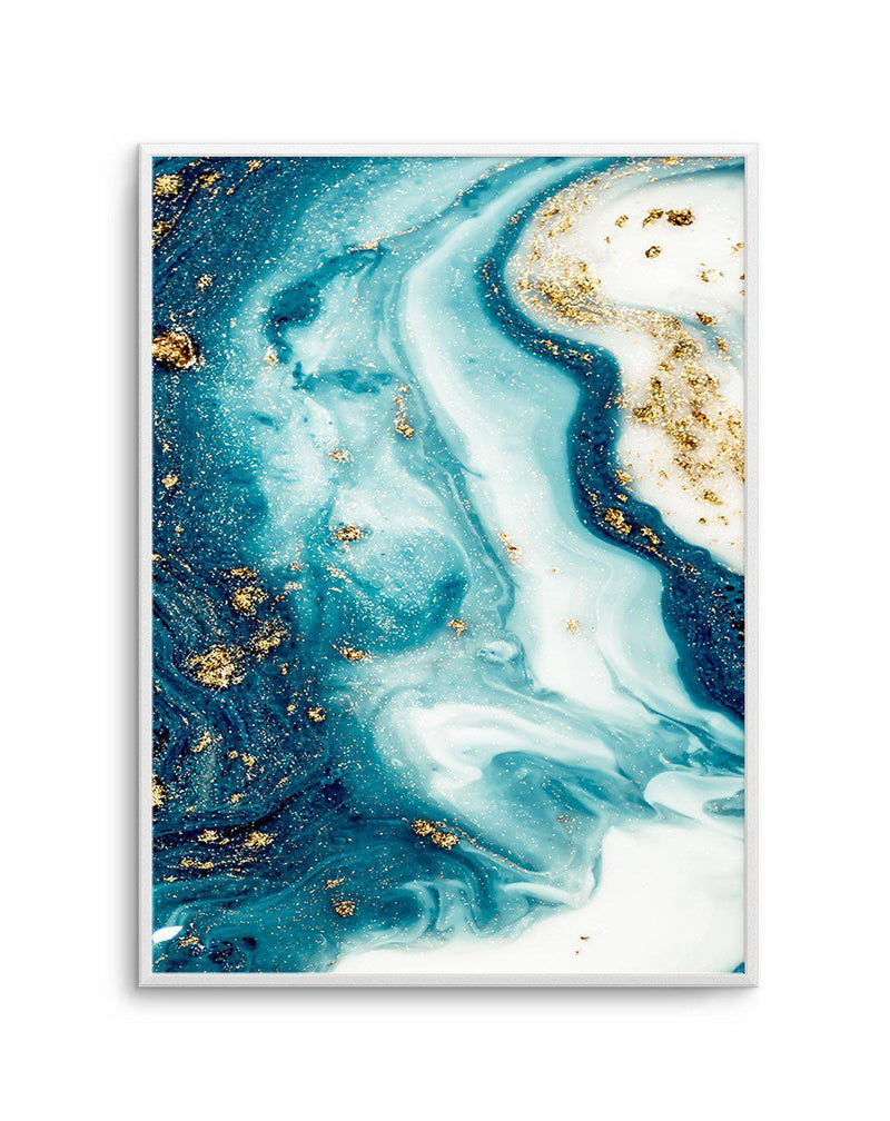 Ocean Marble I Art Print-PRINT-Olive et Oriel-Olive et Oriel-A4 | 8.3" x 11.7" | 21 x 29.7cm-Unframed Art Print-With White Border-Buy-Australian-Art-Prints-Online-with-Olive-et-Oriel-Your-Artwork-Specialists-Austrailia-Decorate-With-Coastal-Photo-Wall-Art-Prints-From-Our-Beach-House-Artwork-Collection-Fine-Poster-and-Framed-Artwork