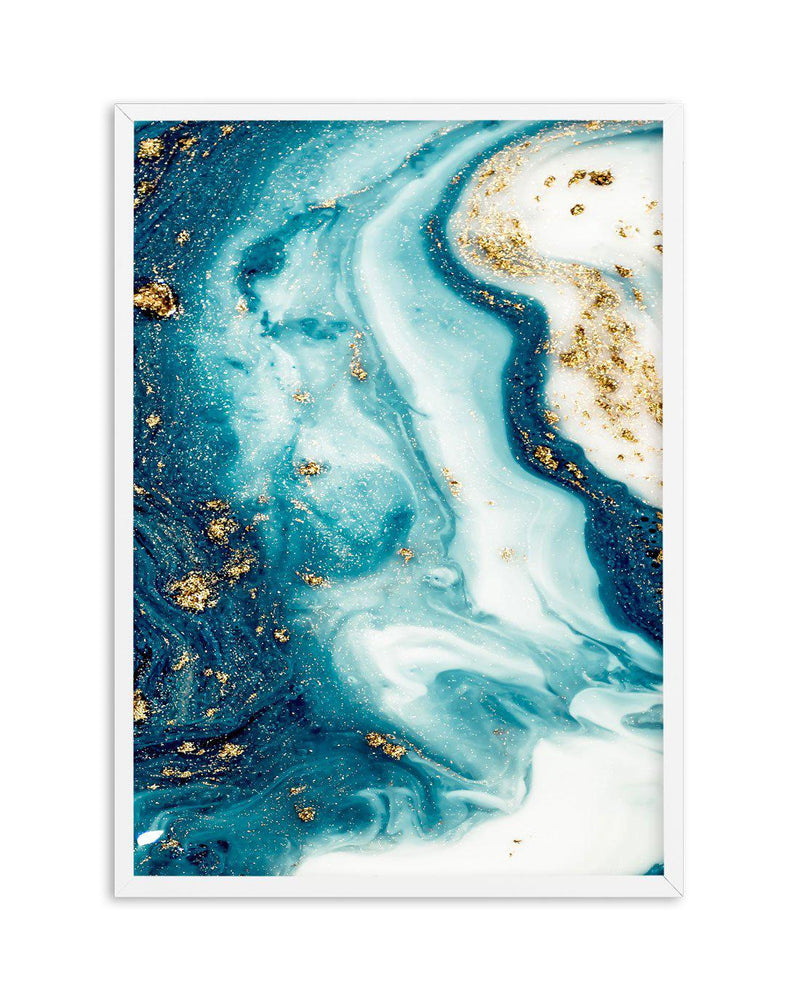 Ocean Marble I Art Print-PRINT-Olive et Oriel-Olive et Oriel-A4 | 8.3" x 11.7" | 21 x 29.7cm-White-With White Border-Buy-Australian-Art-Prints-Online-with-Olive-et-Oriel-Your-Artwork-Specialists-Austrailia-Decorate-With-Coastal-Photo-Wall-Art-Prints-From-Our-Beach-House-Artwork-Collection-Fine-Poster-and-Framed-Artwork