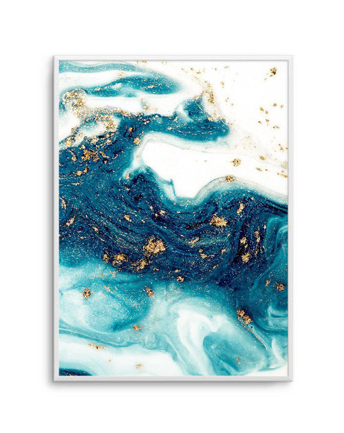 Ocean Marble II Art Print-PRINT-Olive et Oriel-Olive et Oriel-A4 | 8.3" x 11.7" | 21 x 29.7cm-Unframed Art Print-With White Border-Buy-Australian-Art-Prints-Online-with-Olive-et-Oriel-Your-Artwork-Specialists-Austrailia-Decorate-With-Coastal-Photo-Wall-Art-Prints-From-Our-Beach-House-Artwork-Collection-Fine-Poster-and-Framed-Artwork