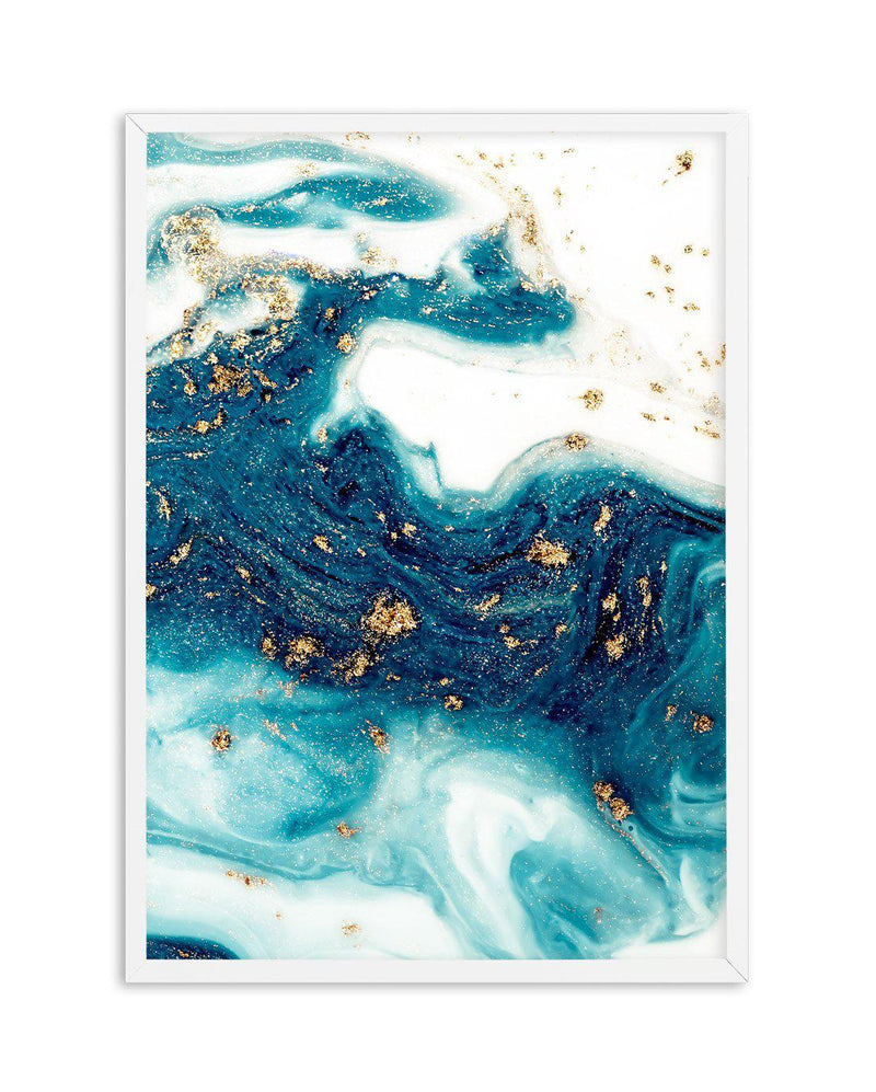 Ocean Marble II Art Print-PRINT-Olive et Oriel-Olive et Oriel-A4 | 8.3" x 11.7" | 21 x 29.7cm-White-With White Border-Buy-Australian-Art-Prints-Online-with-Olive-et-Oriel-Your-Artwork-Specialists-Austrailia-Decorate-With-Coastal-Photo-Wall-Art-Prints-From-Our-Beach-House-Artwork-Collection-Fine-Poster-and-Framed-Artwork